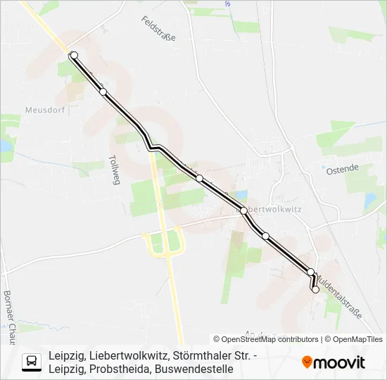 Автобус 75: карта маршрута