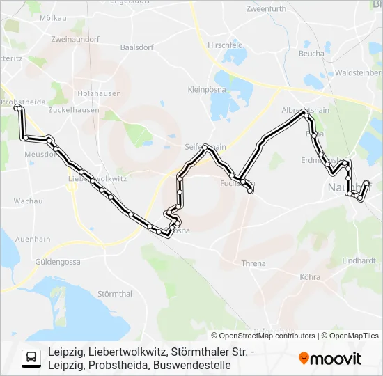 Автобус 75: карта маршрута