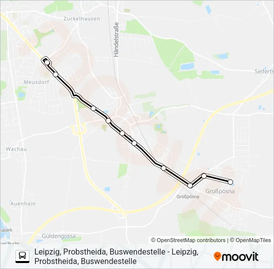 Автобус 75: карта маршрута