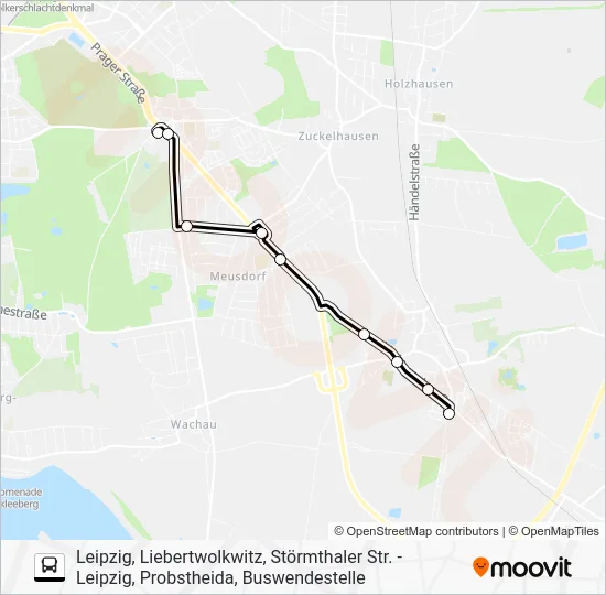 Автобус 75: карта маршрута