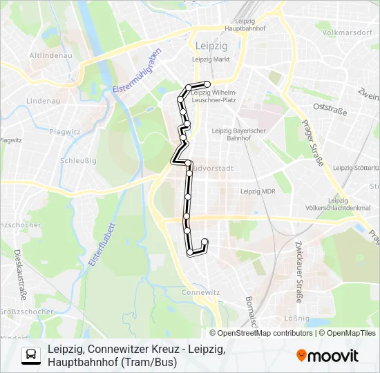 Автобус 89: карта маршрута