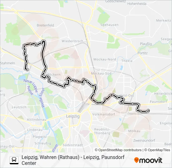 Автобус 90: карта маршрута