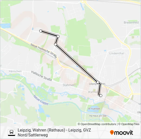 Автобус 91: карта маршрута