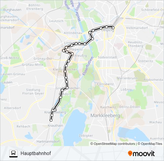 Автобус N1: карта маршрута