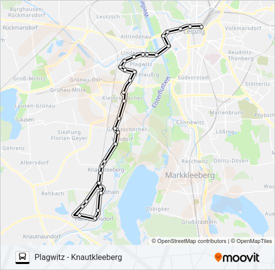 Автобус N1: карта маршрута