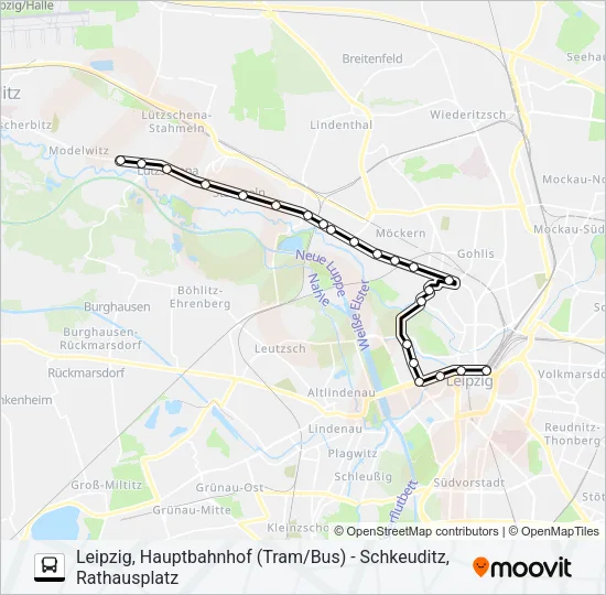N4 Bus Line Map