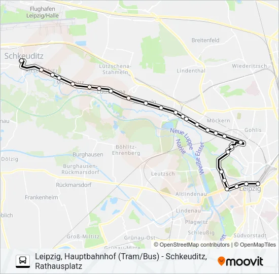 N4 Bus Line Map