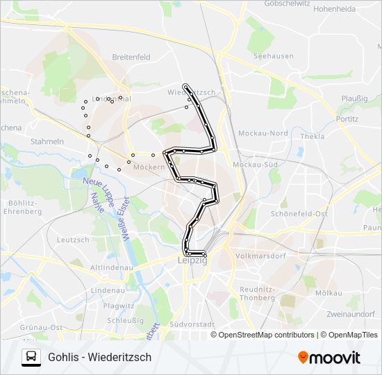 Автобус N5: карта маршрута