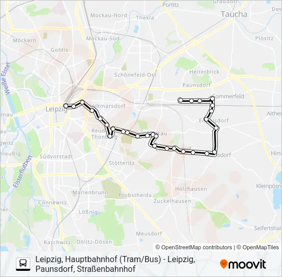 N7 Bus Line Map