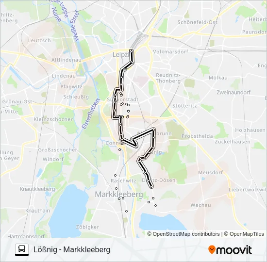 Автобус N9: карта маршрута