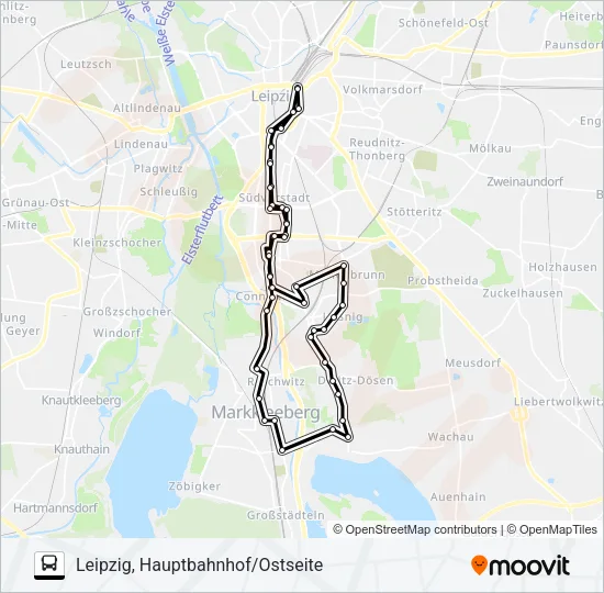 Автобус N9: карта маршрута