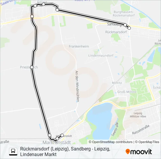 Автобус 130: карта маршрута