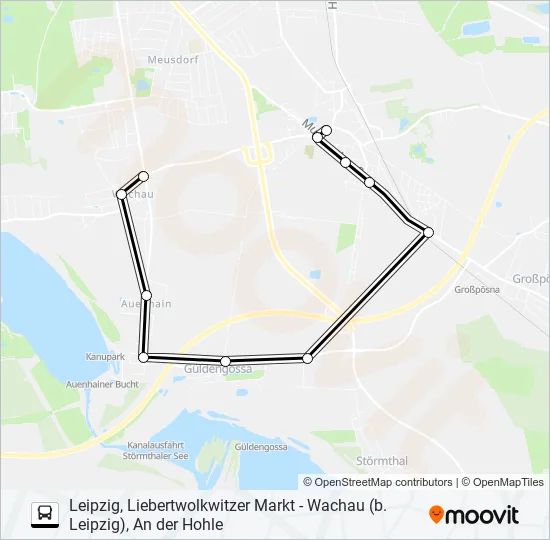 Автобус 143: карта маршрута
