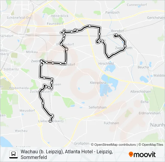 Автобус 172: карта маршрута