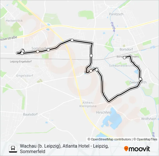 Автобус 172: карта маршрута