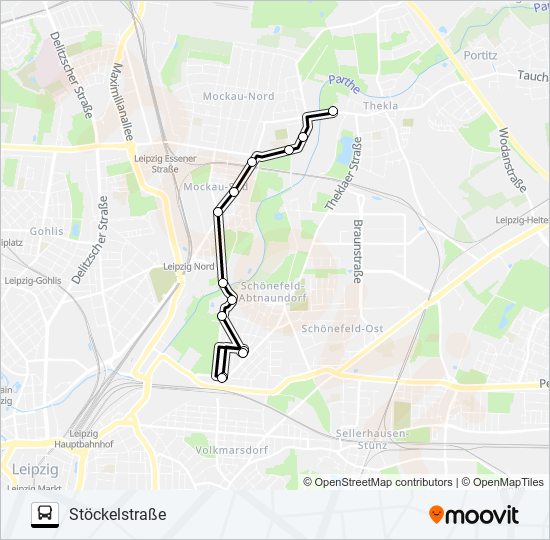 Автобус SEV1: карта маршрута