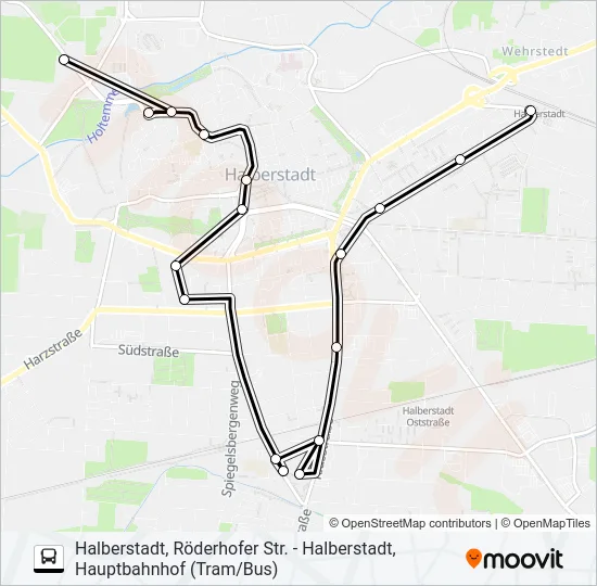 2 Bus Line Map