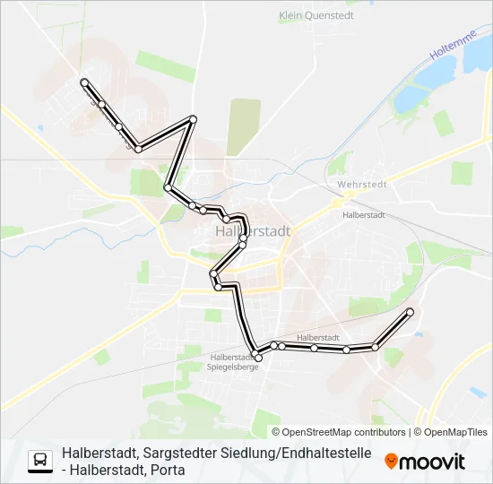 Автобус 11: карта маршрута