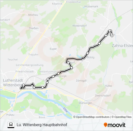 302 Bus Line Map