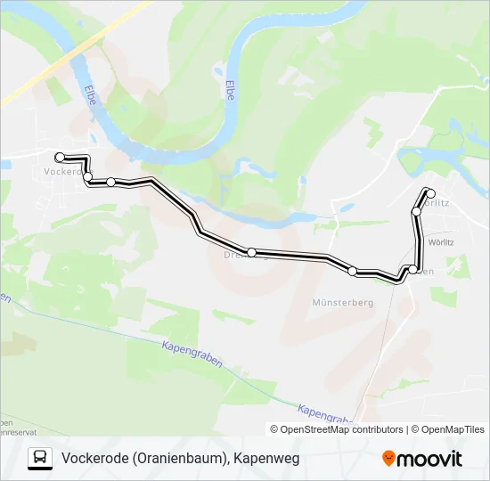 304 Bus Line Map