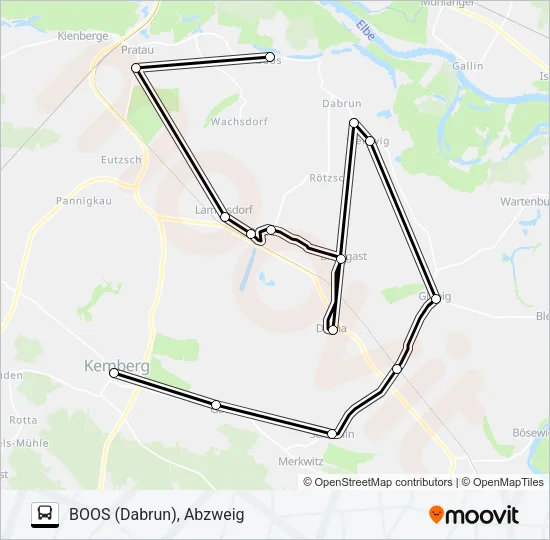 332 Bus Line Map