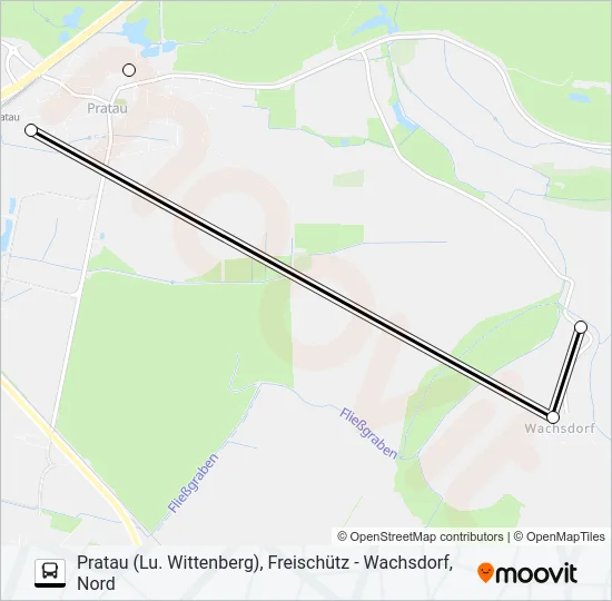 332 Bus Line Map