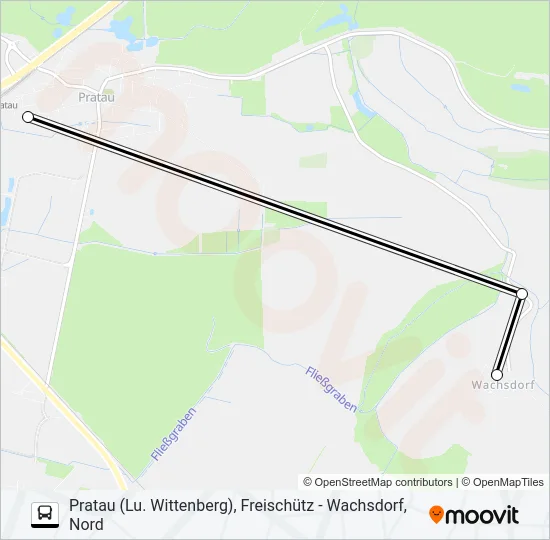 332 Bus Line Map