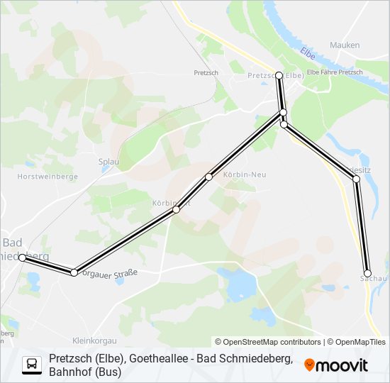 336 Route Schedules, Stops & Maps Sachau (Updated)