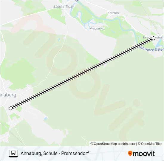 362 Bus Line Map