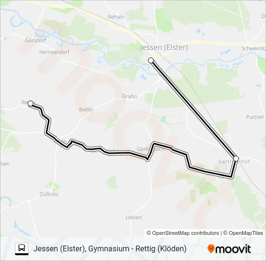 363 Bus Line Map