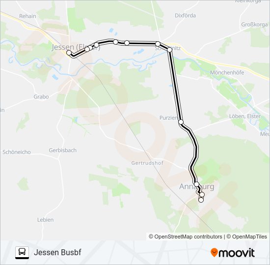 Автобус 363: карта маршрута