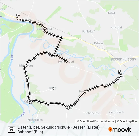 365 Bus Line Map