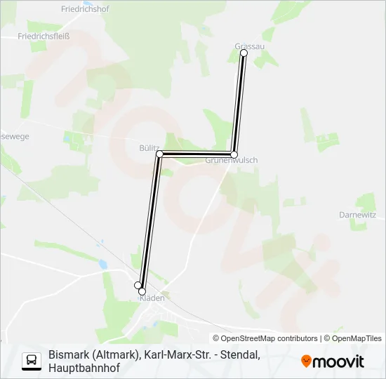 Автобус 930: карта маршрута