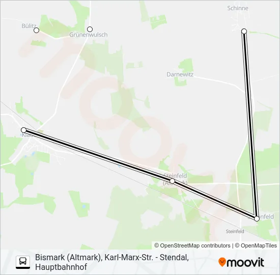 Автобус 930: карта маршрута