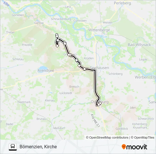 Автобус 953: карта маршрута