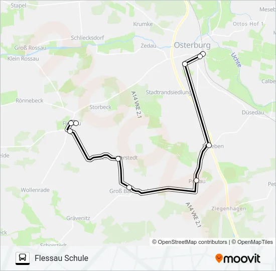 962 Bus Line Map