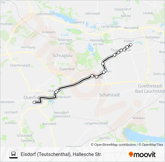 Автобус 312: карта маршрута