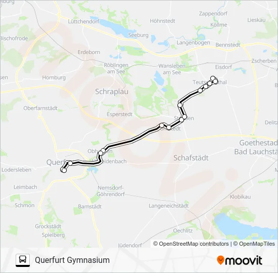 Автобус 312: карта маршрута