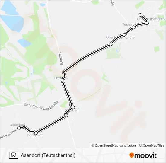 Автобус 312: карта маршрута