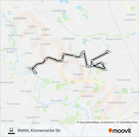 Автобус 316: карта маршрута