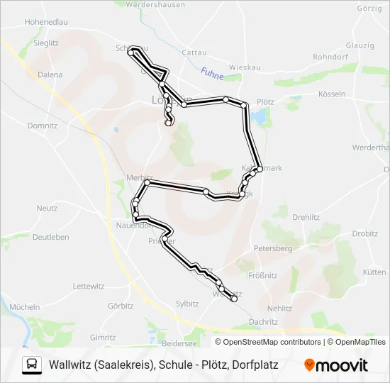 Автобус 323: карта маршрута