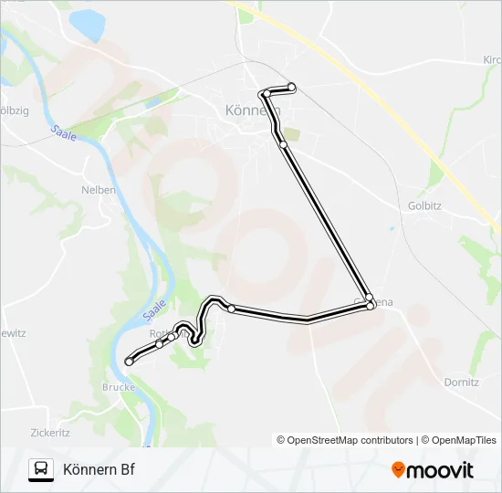 325 Bus Line Map
