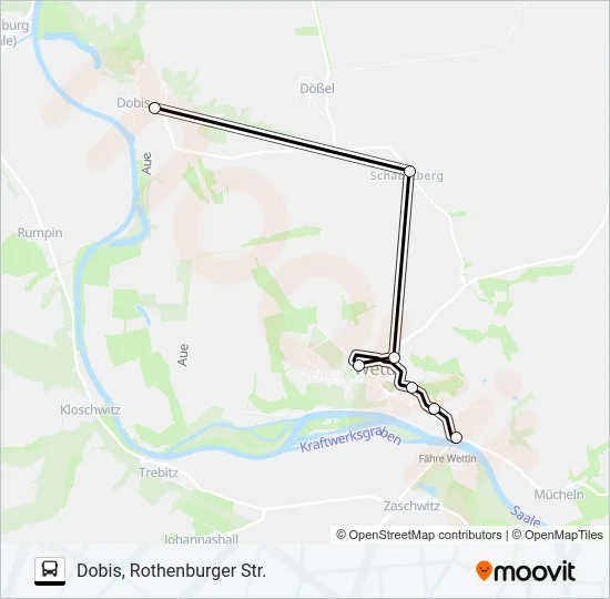325 Bus Line Map