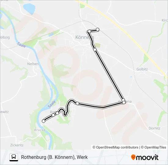 325 Bus Line Map