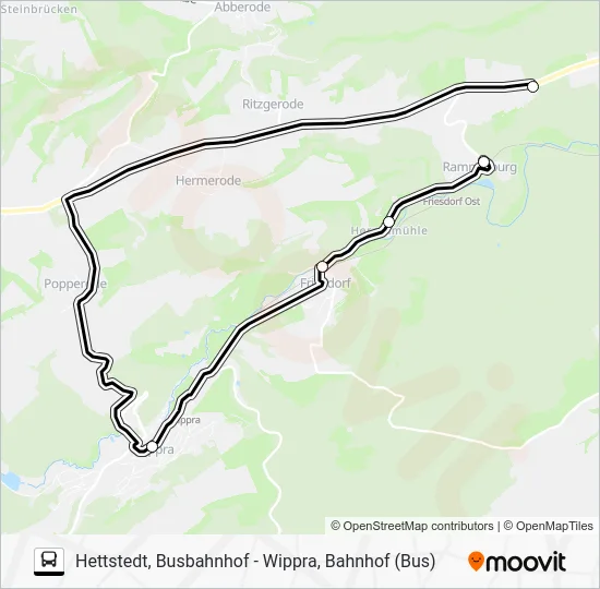 Автобус 422: карта маршрута