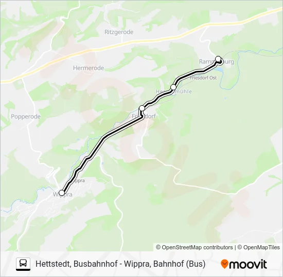 Автобус 422: карта маршрута