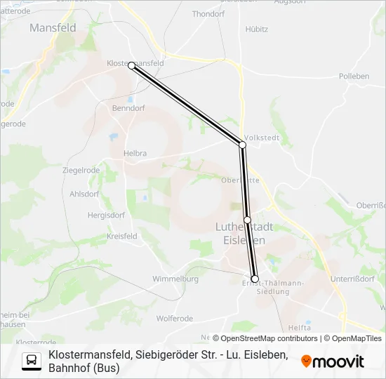 Автобус 427: карта маршрута