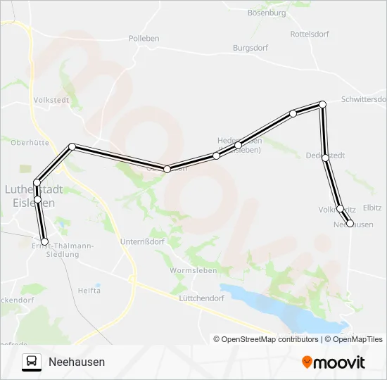 Автобус 441: карта маршрута