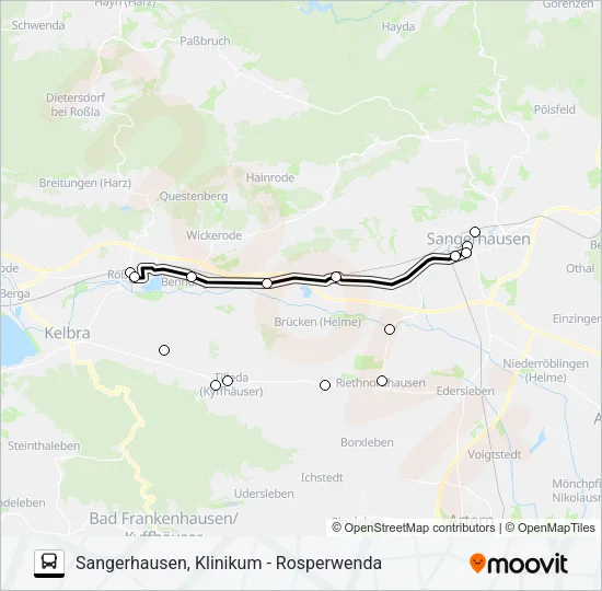 Автобус 453: карта маршрута