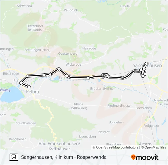 Автобус 453: карта маршрута